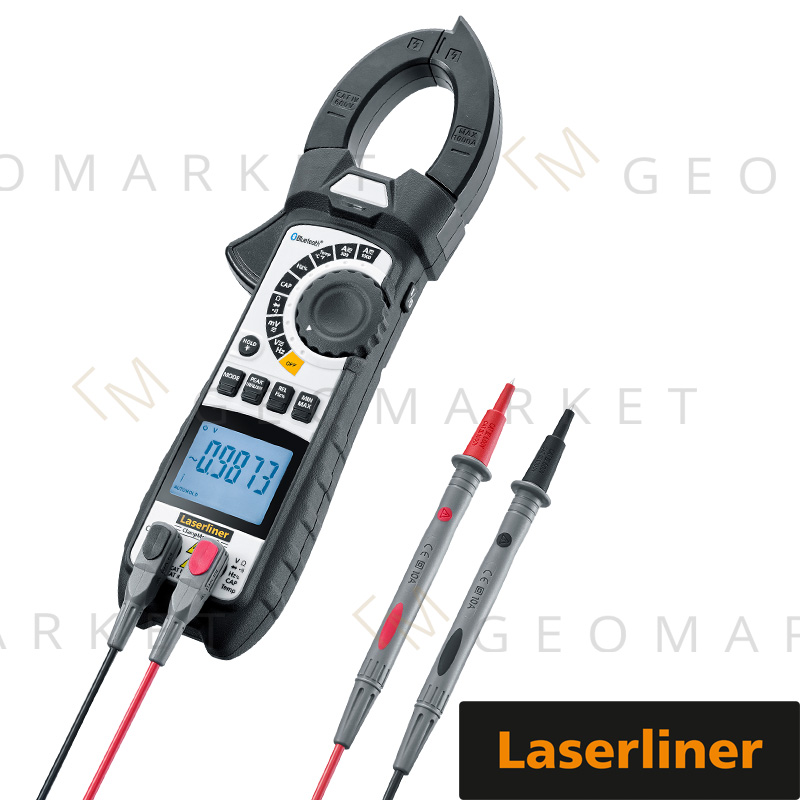 Multimetr cęgowy Laserliner ClampMeter XP Bluetooth termopara latarka