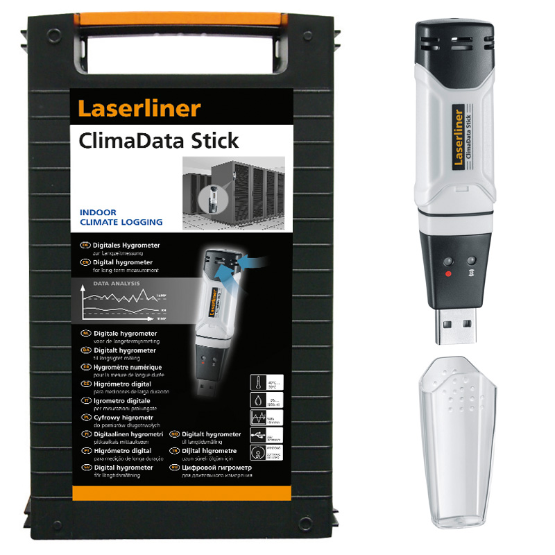 Wilgotnościomierz Laserliner ClimaData-Stick z USB do pomiarów długotrwałych