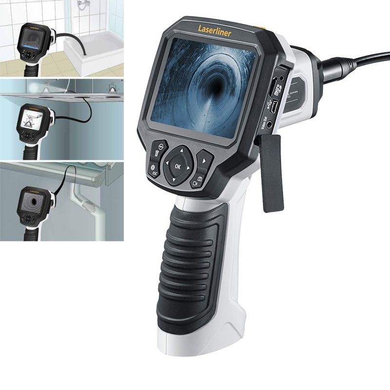 Endoskop video Laserliner VideoScope Plus Set 2m kamera 9mm TopGuide G3 złącza