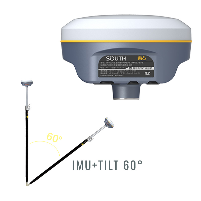 Odbiornik GPS GNSS RTK SOUTH Galaxy G2 IMU 8mm+1ppm WiFi Bluetooth 60°